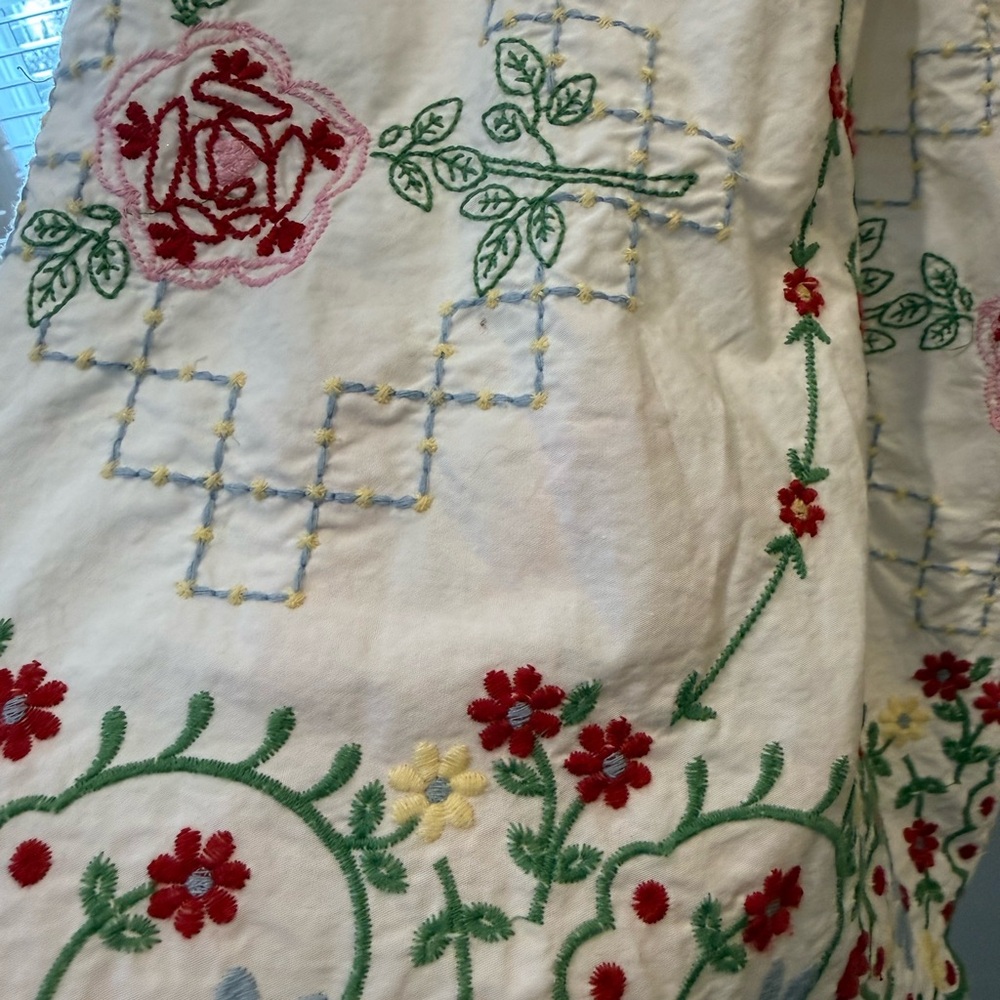 Damson Madder Embroidered Floral Dress - Picture 3 of 8